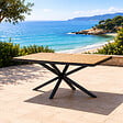 CONCEPT USINE - Table de jardin 8 places effet bois 190cm ALMADA - vignette