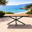 CONCEPT USINE - Table de jardin 8 places effet bois 190cm ALMADA - vignette