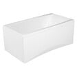 CERSANIT - Baignoire rectangulaire 140x75 cm VIRGO encastrable en acrylique + tablier central - vignette
