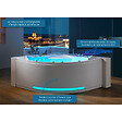 DISTRIBAIN - Baignoire balnéo Vesuve 81 jets Whirlpool - vignette