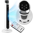 TECTAKE - Ventilateur colonne blanc silencieux économe énergie 3 modes 3 vitesses oscillation 90° écran tactile led - vignette