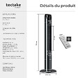 TECTAKE - Ventilateur colonne 110 cm gris anthracite - vignette