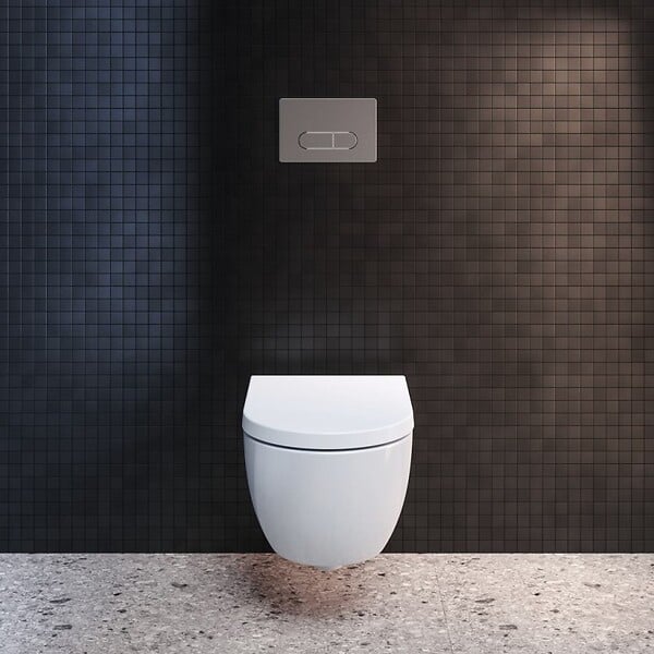 IDEAL STANDARD - Bati-support Ideal Standard autoportant gain de place  éco certifié NF + plaque carrée - large