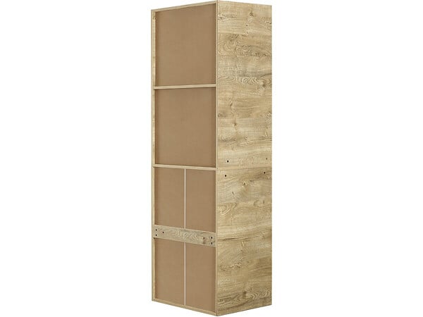 HABITAT ET JARDIN - Armoire avec 5 tiroirs et 2 étagères "Opéra" - 60 x 45 x 180 cm - Beige - large