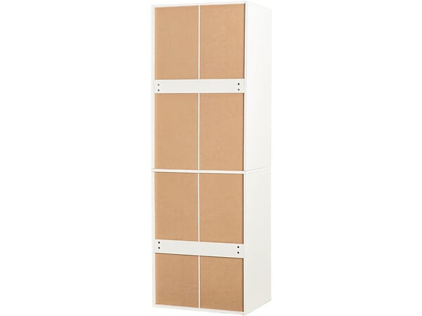 HABITAT ET JARDIN - Armoire avec penderie et porte-pantalons "Opéra" - 60 x 45 x 180 cm - Blanc - large