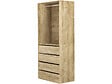 HABITAT ET JARDIN - Armoire avec 4 tiroirs et 1 penderie "Opéra" - 80 x 45 x 180 cm - Beige - vignette
