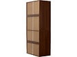 HABITAT ET JARDIN - Armoire avec 4 tiroirs et 1 penderie "Opéra" - 80 x 45 x 180 cm - Marron - vignette