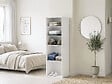 HABITAT ET JARDIN - Armoire avec 5 étagères "Opéra" - 60 x 45 x 180 cm - Blanc - vignette