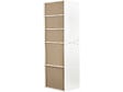 HABITAT ET JARDIN - Armoire avec 5 étagères "Opéra" - 60 x 45 x 180 cm - Blanc - vignette