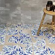 RO'MA NATURE - Carrelage Vintage Bleu Leptis 45x45x0,95 cm Solvera - Sol et mur intérieur (vendu par carton de 1 m²) - vignette