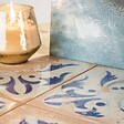 RO'MA NATURE - Carrelage Vintage Bleu Leptis 45x45x0,95 cm Solvera - Sol et mur intérieur (vendu par carton de 1 m²) - vignette