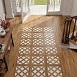 RO'MA NATURE - Carrelage Vintage effet Parquet Bois Pierre Blanche Versailles 45x45x0,95 cm Virelno - Sol intérieur (vendu par carton de 1 m²) - vignette