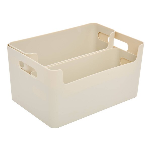 5 FIVE SIMPLY SMART - Organiseur Essentiels L25,4/25,5/26,3cm beige 3 pièces - large
