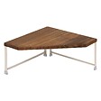 5 FIVE SIMPLY SMART - Etagère angle 1 niveau Acacia beige - vignette
