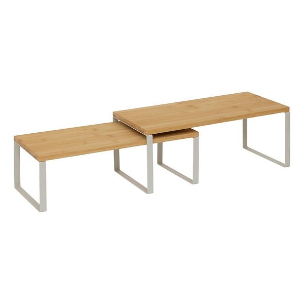 5 FIVE SIMPLY SMART - 2 étagères gigognes Ordera beige 1 niveau - large