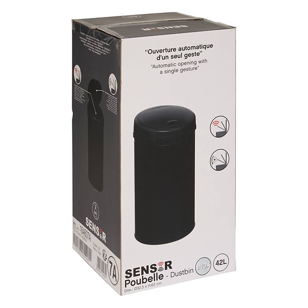 5 FIVE SIMPLY SMART - Poubelle sensor 40L détecteur infra-rouge - large