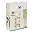 5 FIVE SIMPLY SMART - Desserte Color edition 3 niveaux 45x36,5x86cm beige - vignette