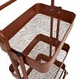 5 FIVE SIMPLY SMART - Desserte Color edition 3 niveaux 45x36,5x86cm marron - vignette