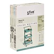 5 FIVE SIMPLY SMART - Desserte Color edition 3 niveaux 45x36,5x86cm vert - vignette