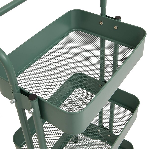 5 FIVE SIMPLY SMART - Desserte Color edition 3 niveaux 45x36,5x86cm vert - large