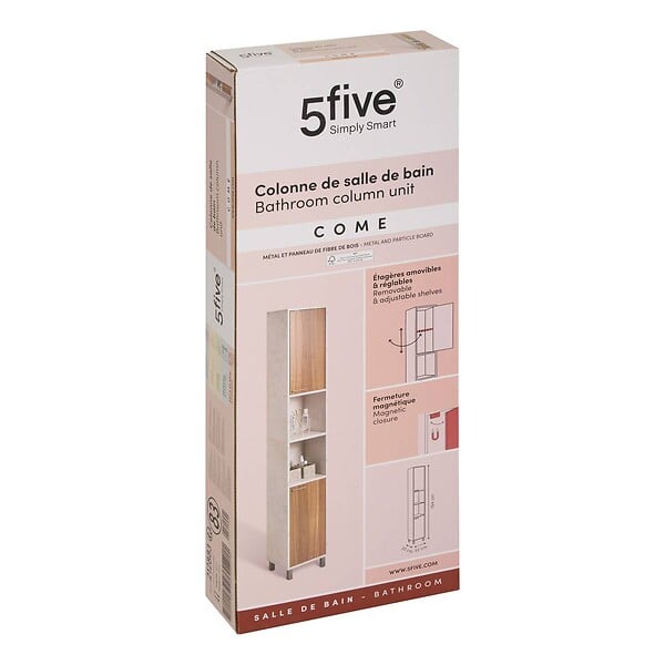5 FIVE SIMPLY SMART - Colonne 2 portes Come en bois - large
