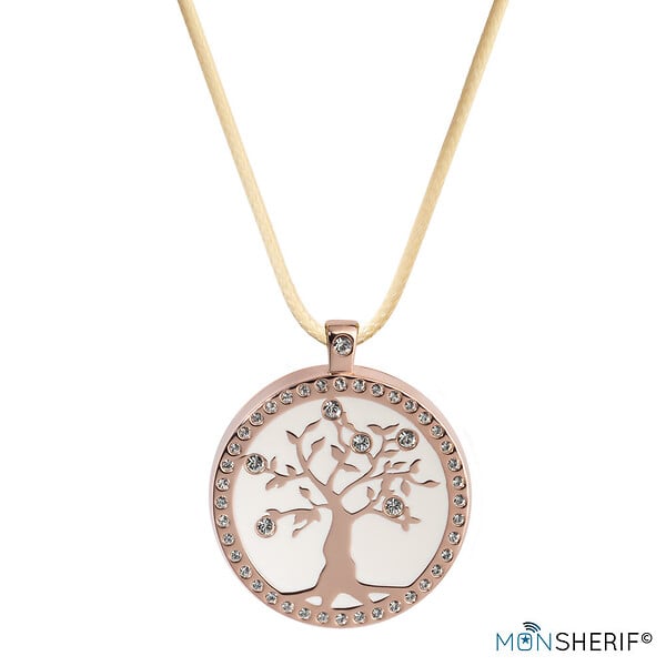 MONSHERIF - MONSHERIF© Bouton d'alerte + pendentif : Protection discrète – App gratuite, sans abo - large