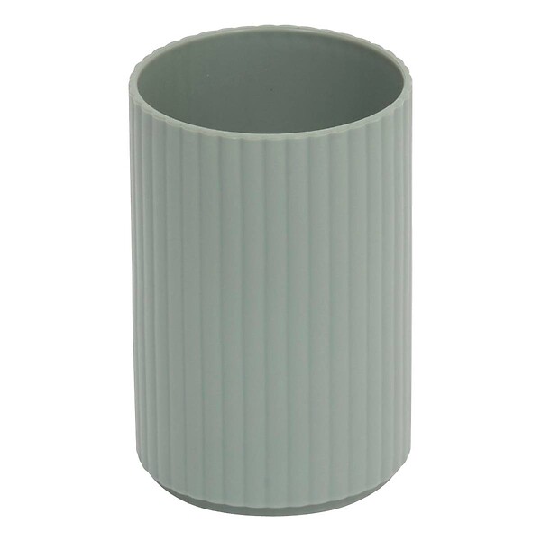 5 FIVE SIMPLY SMART - Lot distributeur de savon et gobelet strié vert - large