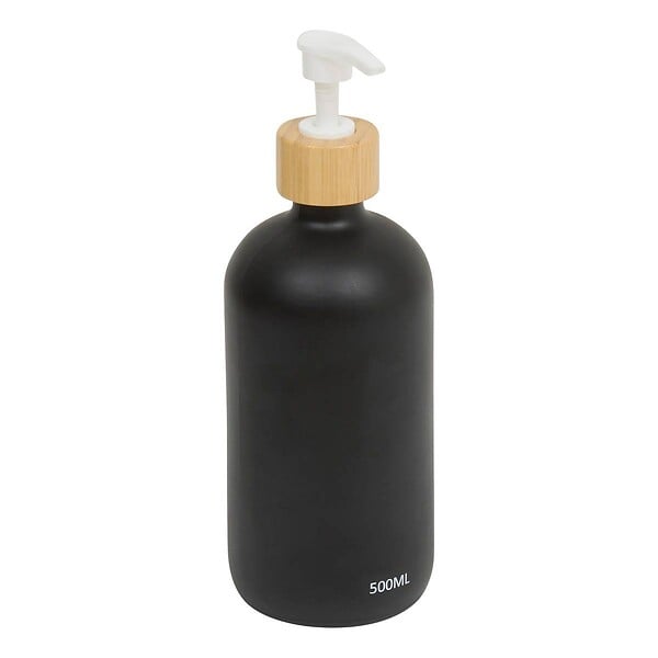 5 FIVE SIMPLY SMART - Lot de 3 distributeurs de savon 500 ml avec plateau bambou - large