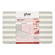 5 FIVE SIMPLY SMART - Tapis de bain Strio 39x60cm rayures vert céladon en diatomite - vignette