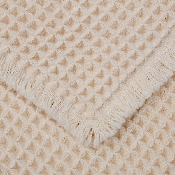 5 FIVE SIMPLY SMART - Tapis Waffle 80x50cm beige - large