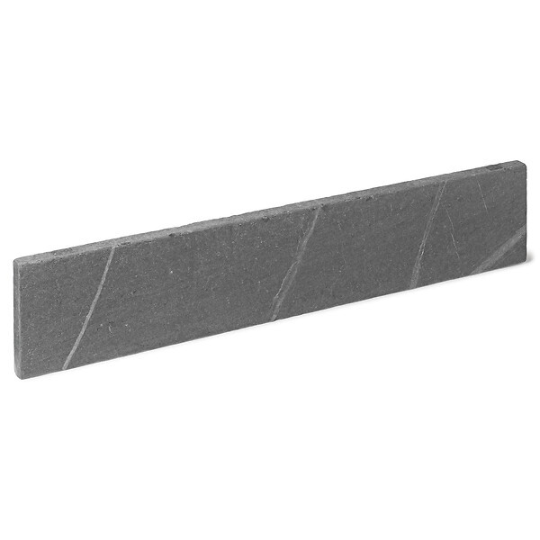 RO'MA NATURE - Bordure de jardin Ardoise Noire Vieillie 100x20x3 cm (à l'unité) - large