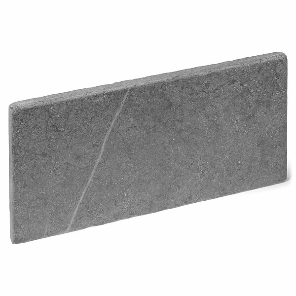 RO'MA NATURE - Bordure de jardin Ardoise Noire Vieillie 60x30x3 cm (à l'unité) - large