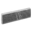 RO'MA NATURE - Bordure de jardin Ardoise Noire Vieillie 30x3x3 cm (à l'unité) - vignette