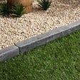 RO'MA NATURE - Bordure de jardin Ardoise Noire Vieillie 50x8x6 cm (lot de 30 bordures soit 15 mètres) - vignette