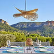 LUMISKY - Abat jour naturel seul SOLARA H32cm - vignette