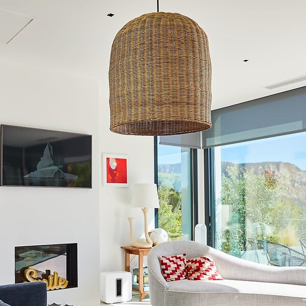 LUMISKY - Abat jour naturel seul GIACOMO INDOOR H45cm - large