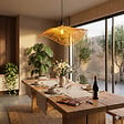 LUMISKY - Abat jour naturel seul LAIA H50cm - vignette