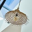 LUMISKY - Abat jour naturel seul GAIA INDOOR H44cm - vignette