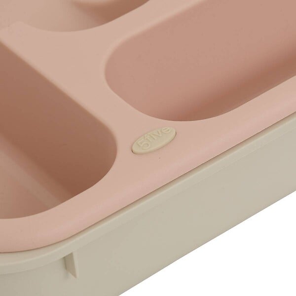 5 FIVE SIMPLY SMART - Range-couverts Poly extensible 6 compartiments rose - large