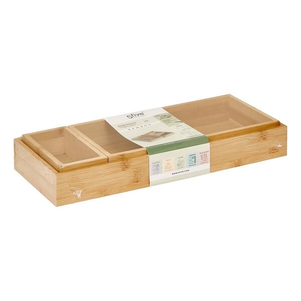 5 FIVE SIMPLY SMART - Organiseur Bambou L14,5/38,1cm beige 4 pièces - large