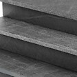 RO'MA NATURE - Dessus de marche Ardoise Noire Vieillie 100x30x3 cm Bord Droit (à l'unité) - vignette