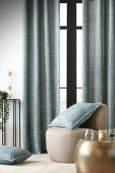 STOF - Rideau dublin bleu 140x260 - large
