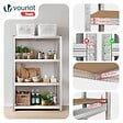 VOUNOT - Lot de 2 Etagères de rangement charge lourde robuste à 4 niveaux 80x40x160cm - vignette