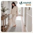 VOUNOT - Tapis de salon poils ras doux antiderapant 80x200cm uni gris - vignette
