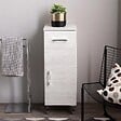 KIAMAMI VALENTINA - Meuble De Salle De Bain 30Cm, Porte+Tiroirs Chêne Blanc | Rimini - vignette