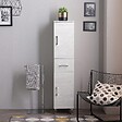 KIAMAMI VALENTINA - Meuble De Salle De Bains Sur Pied 150Cm Blanc Effet Bois | Rimini - vignette