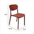 5 FIVE SIMPLY SMART - Chaise Plasta ocre - vignette
