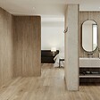 RO'MA NATURE - Carrelage effet Parquet Bois Chêne Brut 121x19,5x0,9 cm In&Out Valdoro - Sol et mur intérieur et Sol extérieur (vendu par carton de 0,94 m²) - vignette