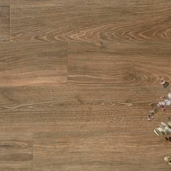 RO'MA NATURE - Carrelage effet Parquet Bois Chêne Cuir 121x19,5x0,9 cm In&Out Valdoro - Sol et mur intérieur et Sol extérieur (vendu par carton de 0,94 m²) - large