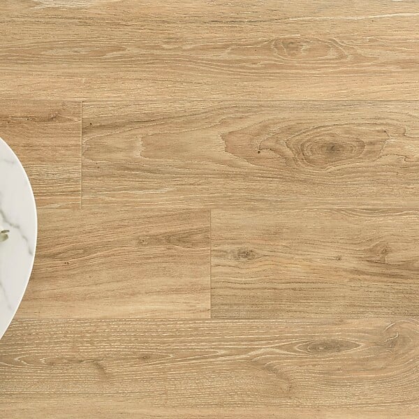 RO'MA NATURE - Carrelage effet Parquet Bois Chêne Naturel 121x19,5x0,9 cm In&Out Valdoro - Sol et mur intérieur et Sol extérieur (vendu par carton de 0,94 m²) - large